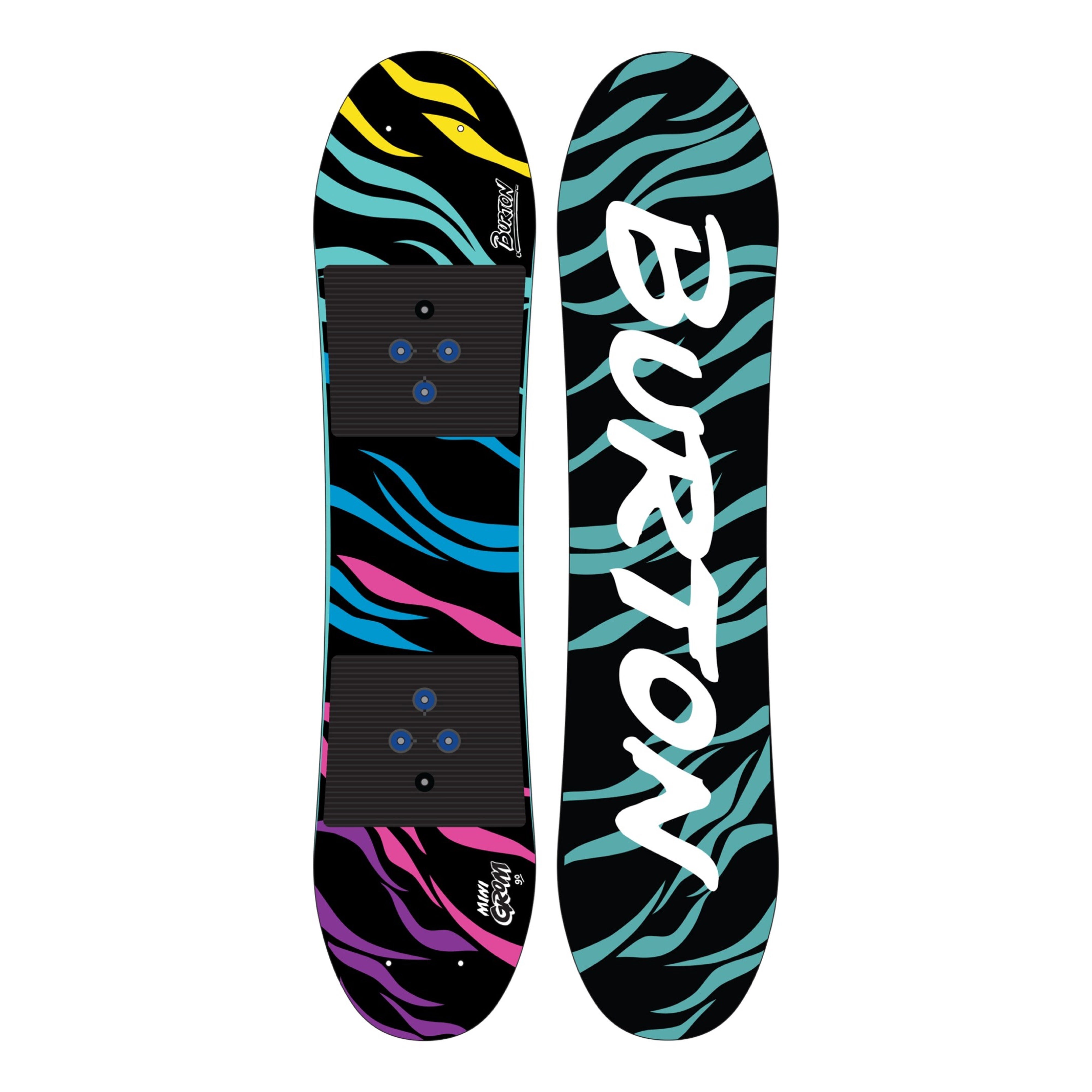 動物柄 スノーボード 緑BURTON 100