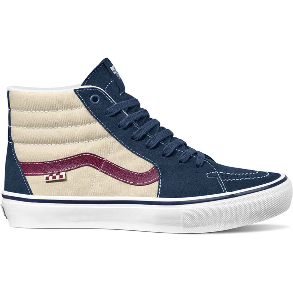 Vans sk8 hi dress blue sale