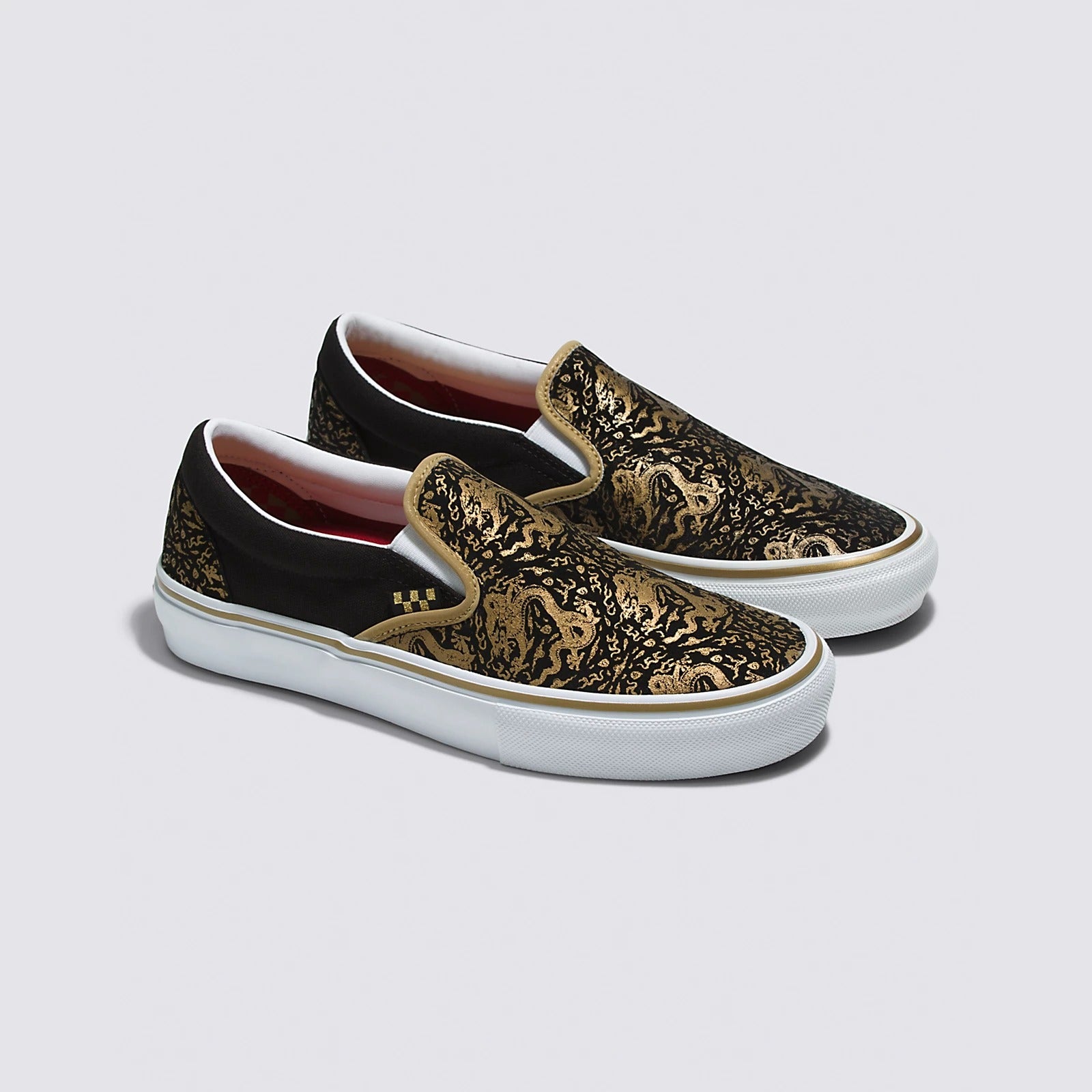 Vans Skate Slip On Lunar New Year Black Gold Central Boardshop