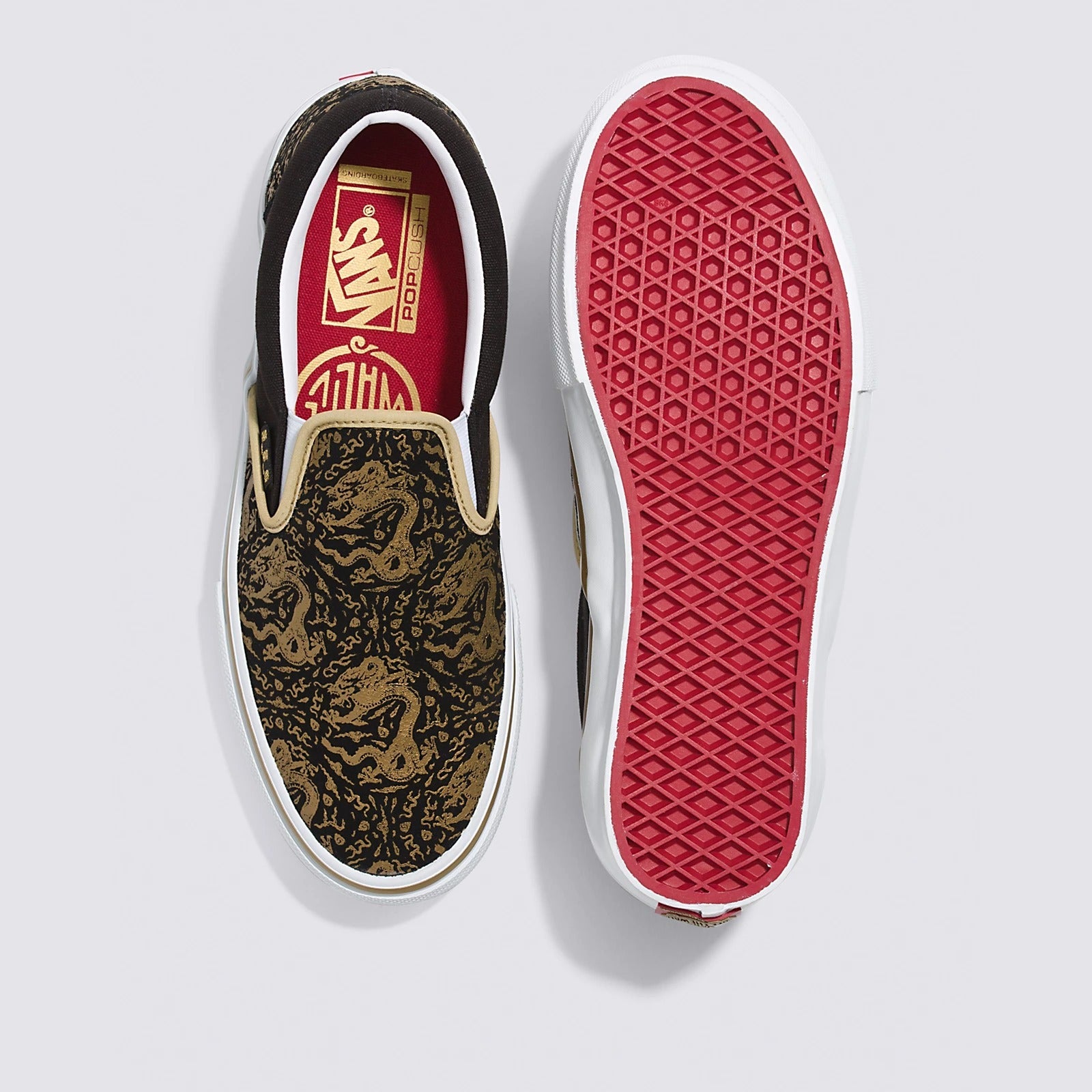 Vans Skate Slip On Lunar New Year Black Gold Central Boardshop