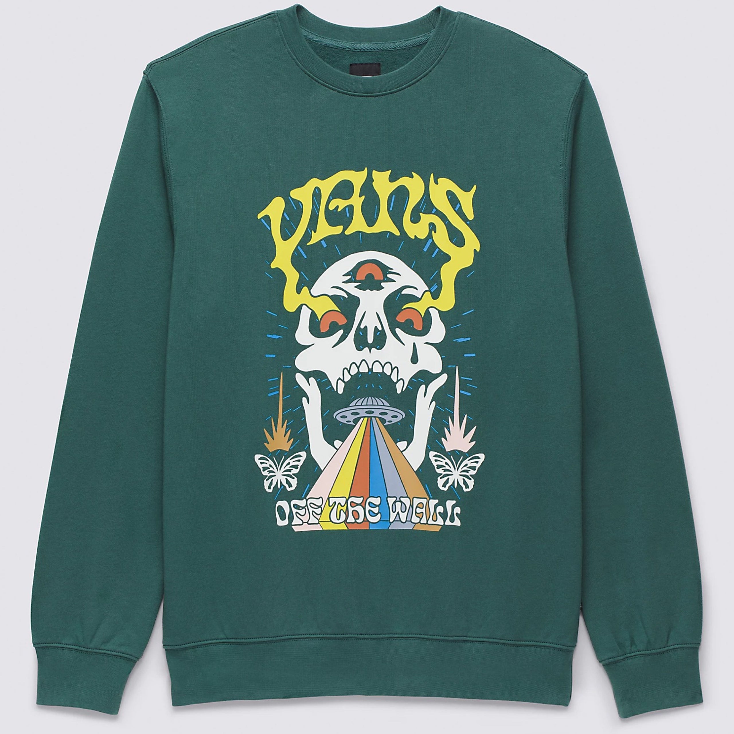 Vans best sale green sweatshirt