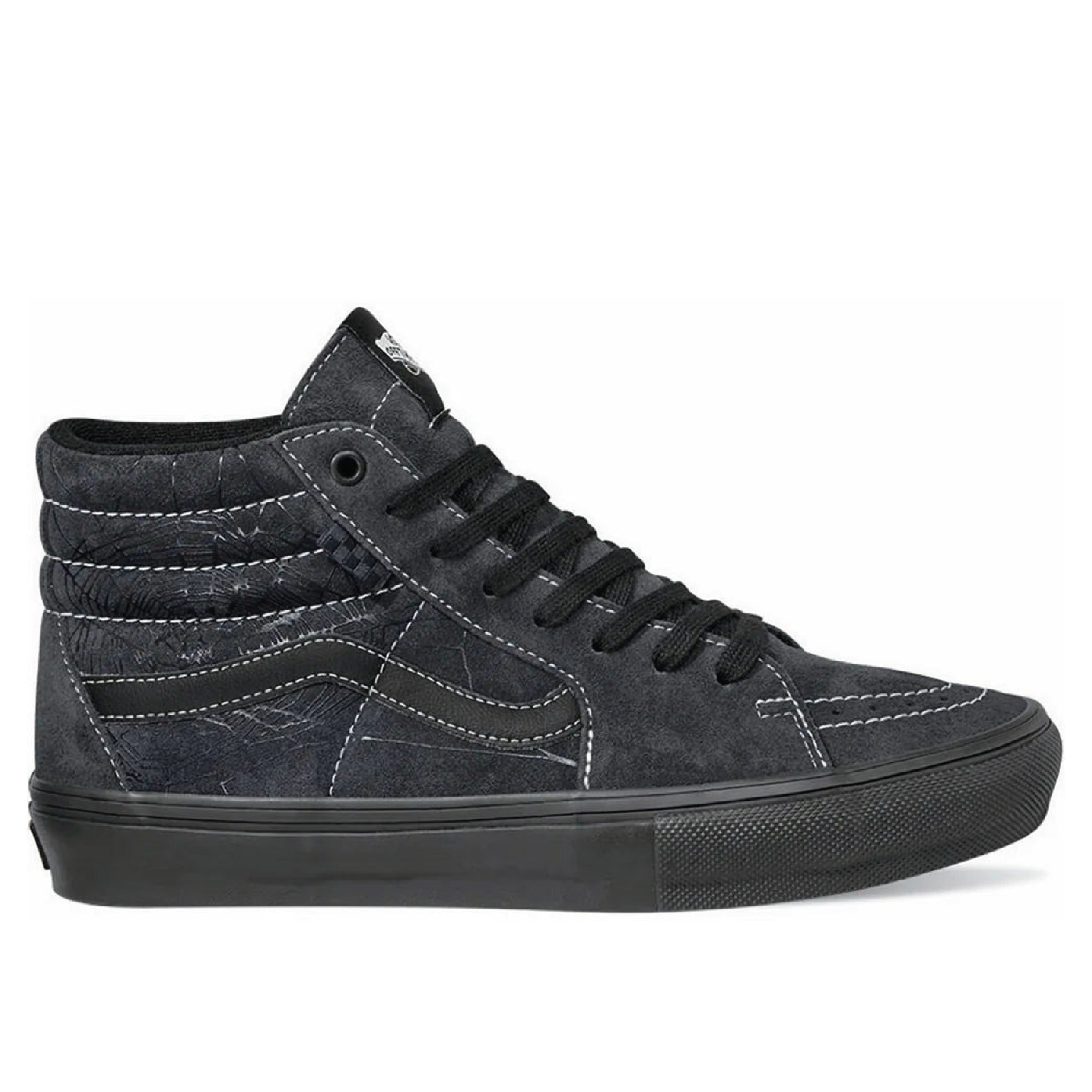 Vans Skate Sk8 Hi Web Dark Grey Black Central Boardshop